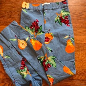 Ingrid pinup fruit pants